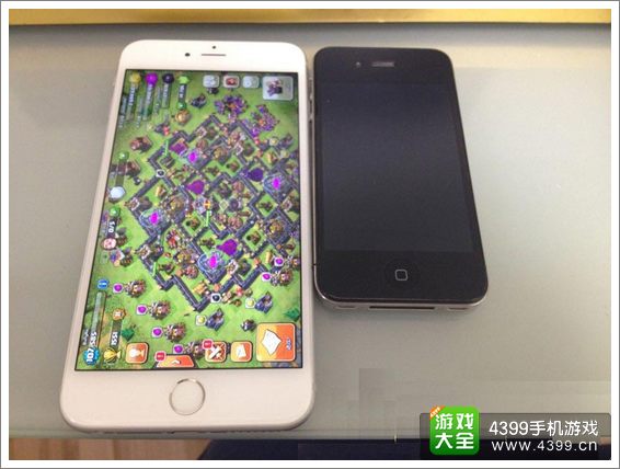 用iPhone6 Plus玩部落冲突