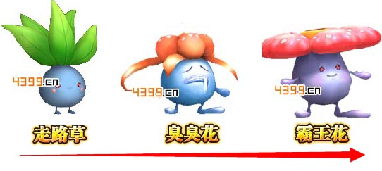 口袋妖怪3D臭臭花进化