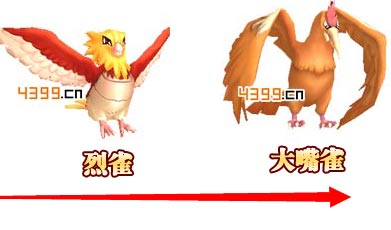 口袋妖怪3D烈雀进化