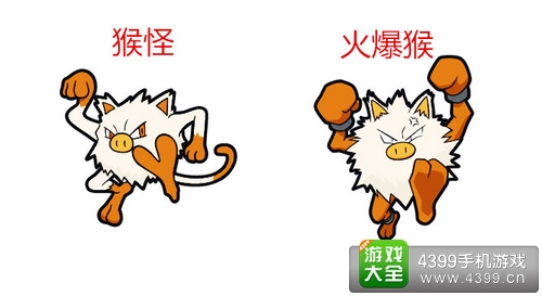 口袋妖怪3D猴怪进化
