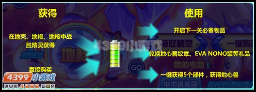 约瑟传说地心兽活动电池有什么用