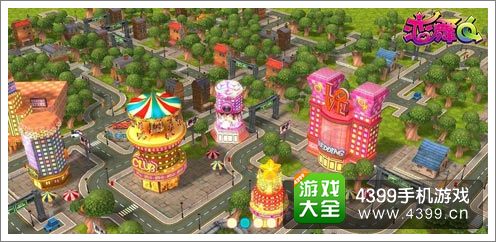 《恋舞OL》新世界地图中的建筑