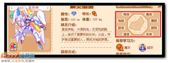 热血精灵派圣关关种族值