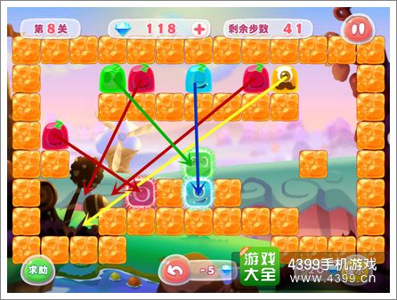 果冻萌萌哒第八关攻略