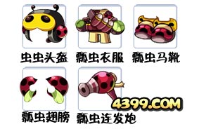 洛克王国瓢虫套装