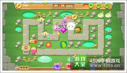 保卫萝卜2地下庄园D3关攻略
