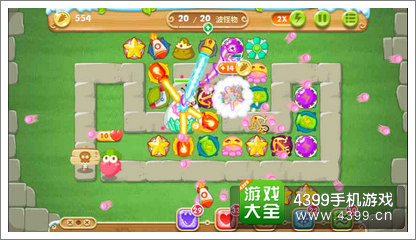 保卫萝卜2地下庄园D3关攻略