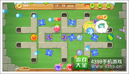 保卫萝卜2地下庄园D6关攻略