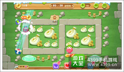 保卫萝卜2地下庄园D9关攻略