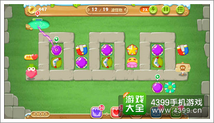 保卫萝卜2地下庄园D14关攻略
