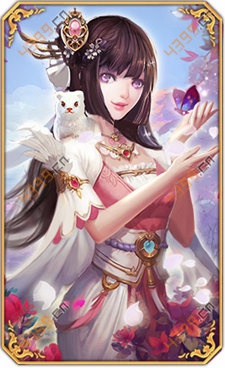 天龙八部3D美人钟灵橙色