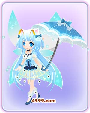 小花仙雨点喵喵套装