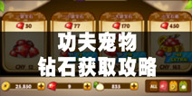 功夫宠物宝石获取攻略 八条发家致富路