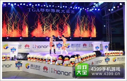 TGA现场泰拳表演