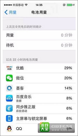 查看App的耗电情况