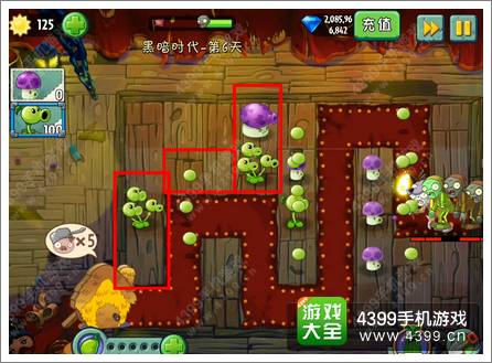 植物大战僵尸2黑暗时代第6关攻略 保卫小猪