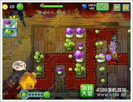 植物大战僵尸2黑暗时代第6关攻略 保卫小猪