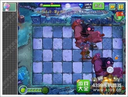 植物大战僵尸2黑暗时代以牙还牙第一关攻略