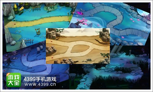 妖姬塔防关卡地图