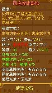 龙斗士双枪风炎虎啸影枪