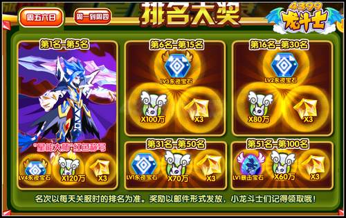 龙斗士星能狂飙赛 养宠拿大奖