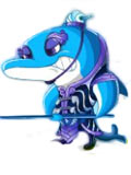功夫宠物水流海豚