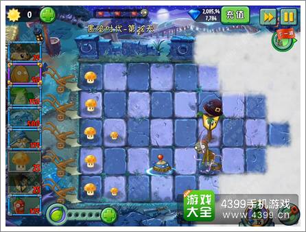 植物大战僵尸2黑暗时代第28关攻略 敌强我更强