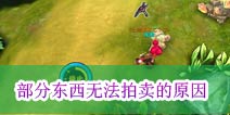 寒灵之剑为什么有的道具无法在拍卖行出售？