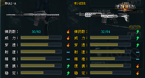 4399生死狙击M14EBR评测