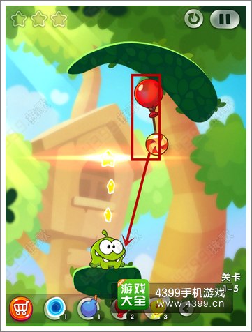 一起割绳子2森林第五关