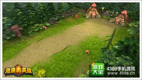 燃烧的英雄场景原画