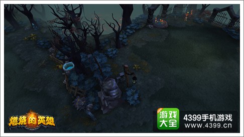 燃烧的英雄场景原画