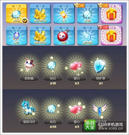 天天酷跑签到奖励