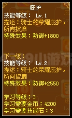 龙斗士闪灵骑士庇护