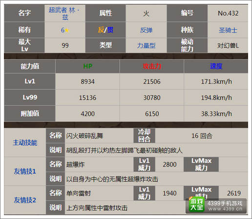 怪物弹珠超武斗家林兹