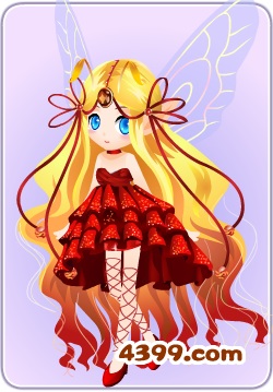 小花仙赤月恶魔套装