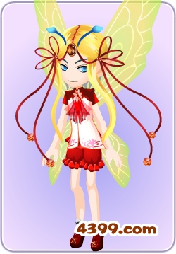 小花仙赤月恶魔套装