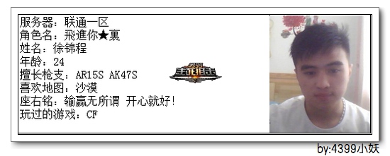 4399生死狙击王者争霸第三赛季季后赛D组选手资料