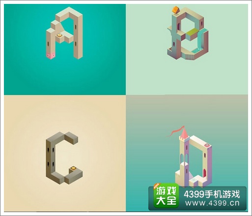 纪念碑谷字母