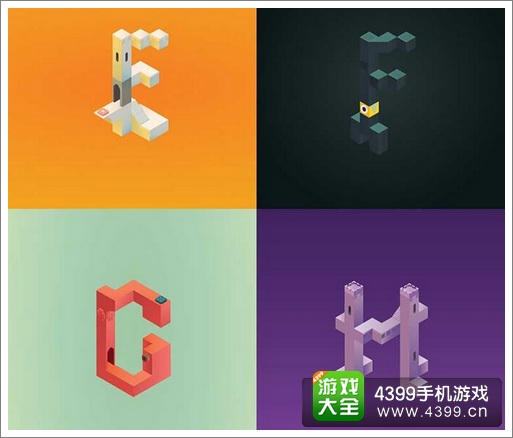 纪念碑谷字母