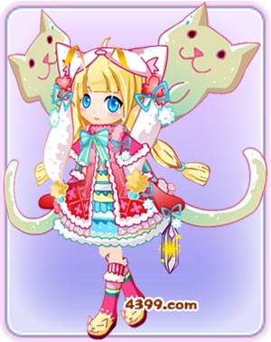 小花仙粉喵星球套装