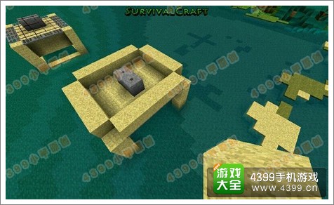 生存战争（Survivalcraft）捕鱼器制作
