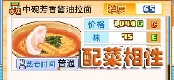 开罗拉面店配菜相性资料  超级组合超强人气
