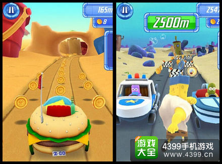 海绵宝宝跑跑海绵