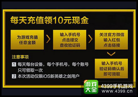 新英雄之剑送话费