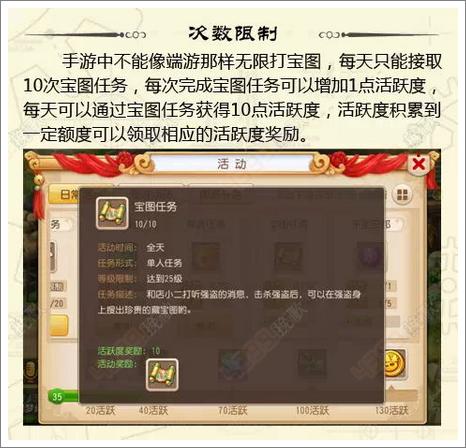 梦幻西游手游宝图任务次数限制