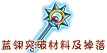 西游大战僵尸OL蓝翎突破所需材料及掉落