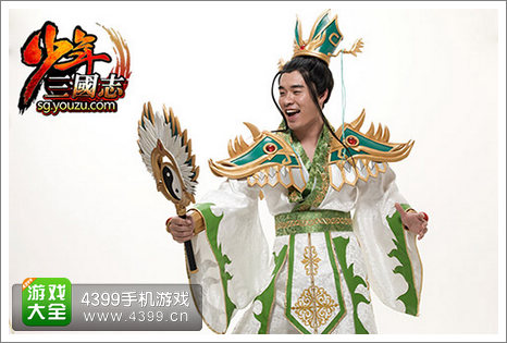 陈赫饰演《少年三国志》诸葛亮