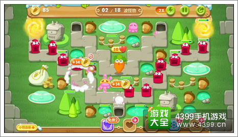 保卫萝卜2游戏关卡图