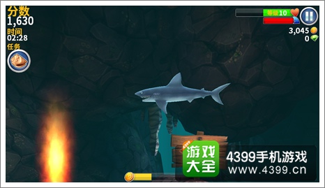 饥饿鲨:进化大螃蟹巢穴路线攻略